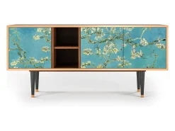 Mueble de TV - 150х69х41 cm - T5 - Almond Blossom, Nogueira^ Móvel De Tv
