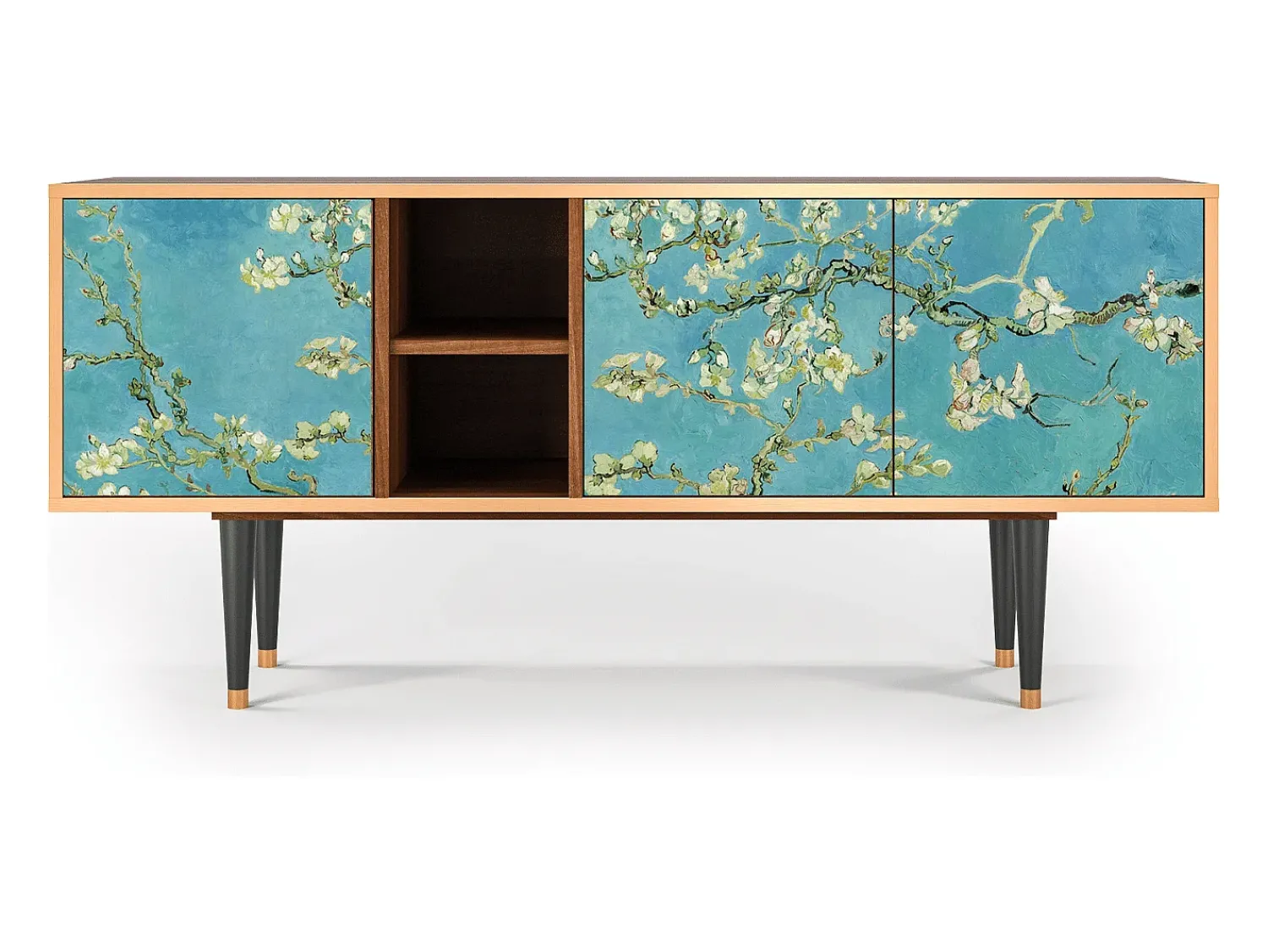 Mueble de TV - 150х69х41 cm - T5 - Almond Blossom, Nogueira^ Móvel De Tv