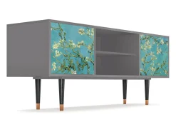 Móvel De Tv* Mueble de TV - 170х69х48 cm - T2 - Almond Blossom, Cinza Cinzento