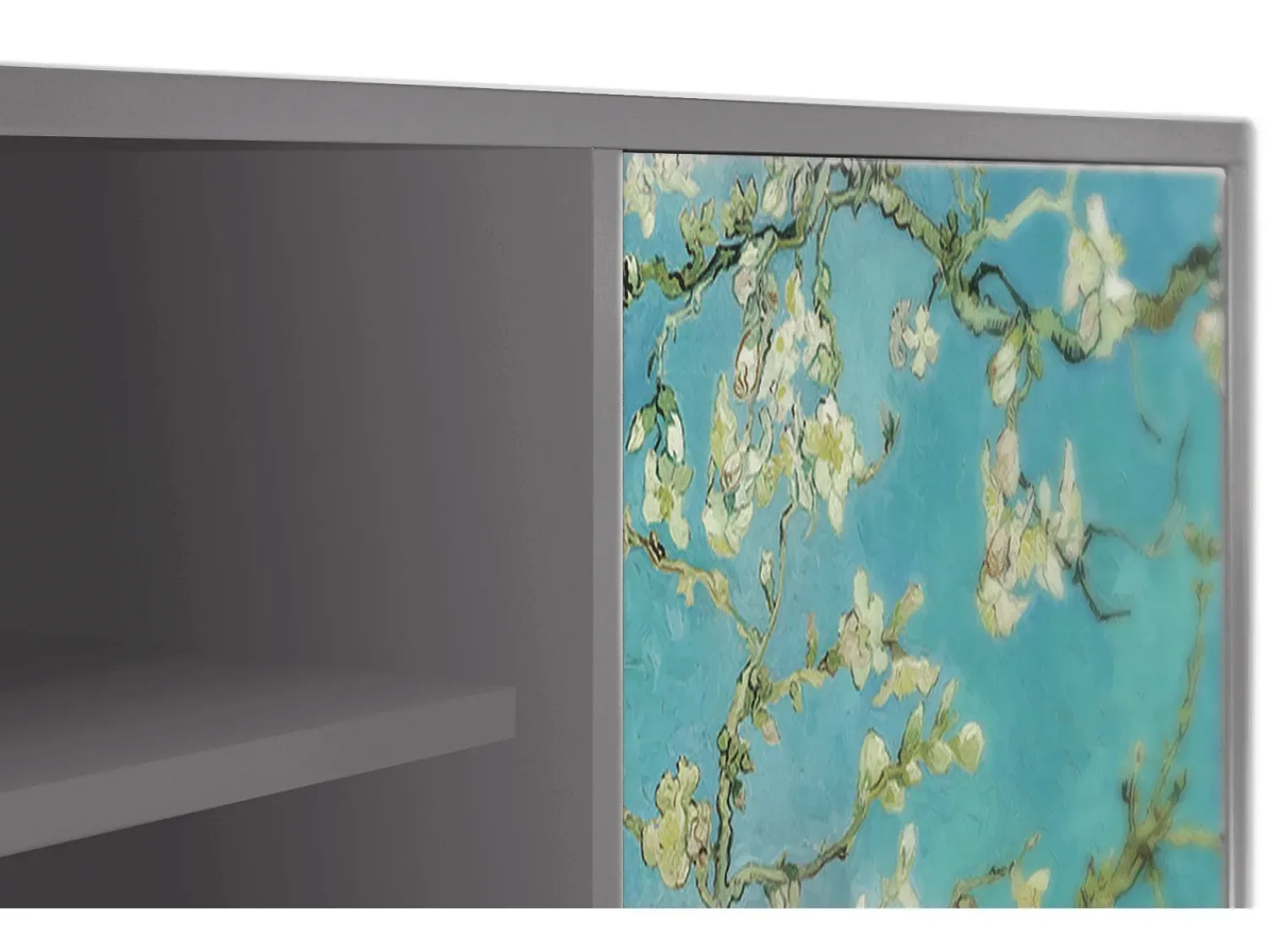 Móvel De Tv* Mueble de TV - 170х69х48 cm - T2 - Almond Blossom, Cinza Cinzento