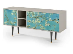 Móvel De Tv| Mueble de TV - 150х69х41 cm - T5 - Almond Blossom, Areia Bege