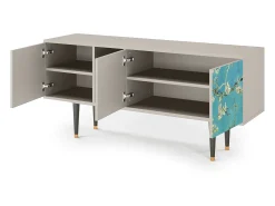 Móvel De Tv| Mueble de TV - 150х69х41 cm - T5 - Almond Blossom, Areia Bege