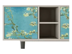 Móvel De Tv| Mueble de TV - 150х69х41 cm - T5 - Almond Blossom, Areia Bege