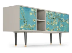 Móvel De Tv| Mueble de TV - 150х69х41 cm - T5 - Almond Blossom, Areia Bege