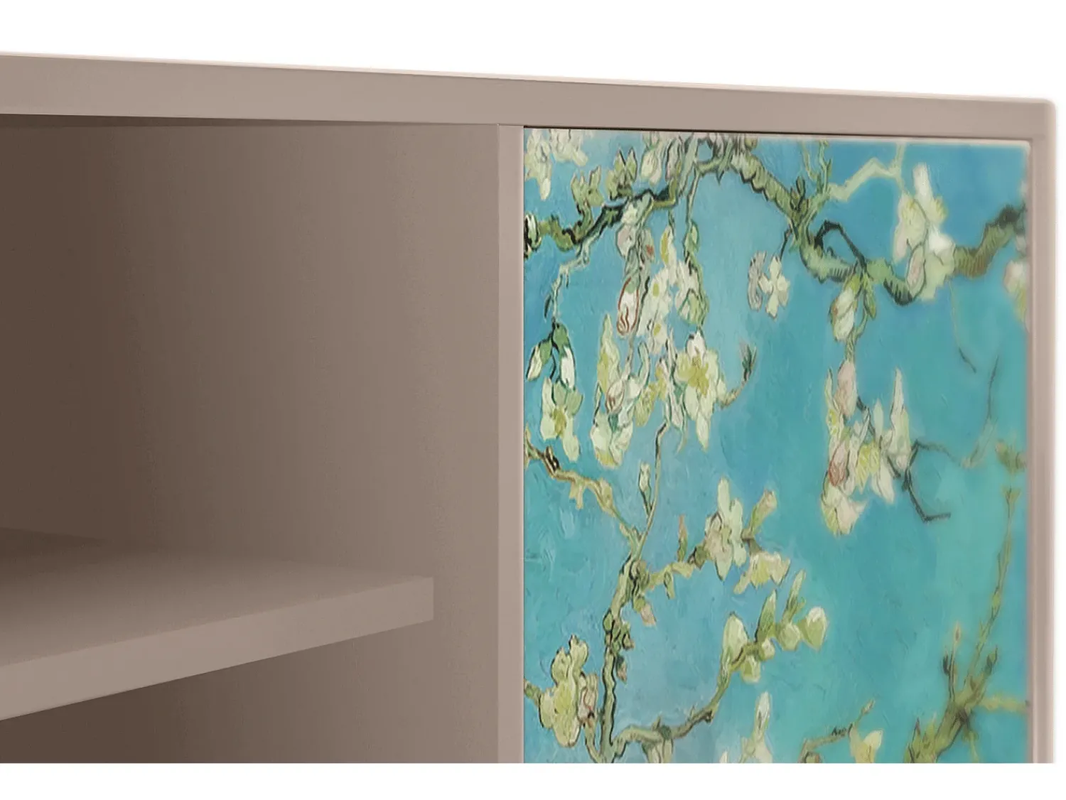 Móvel De Tv| Mueble de TV - 170х69х48 cm - T2 - Almond Blossom, Latte Bege
