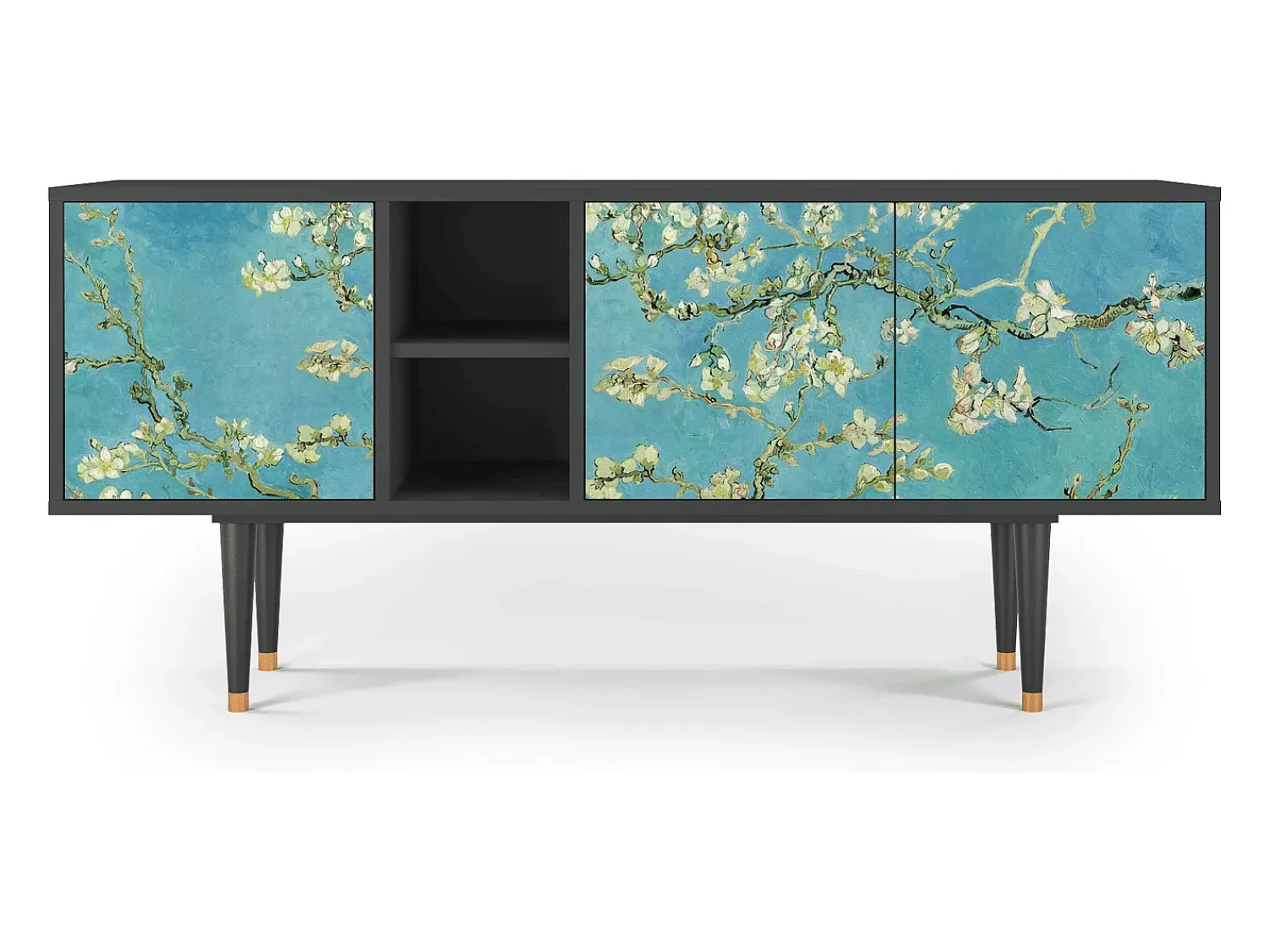Mueble de TV - 150х69х41 cm - T5 - Almond Blossom, Antracite^ Móvel De Tv
