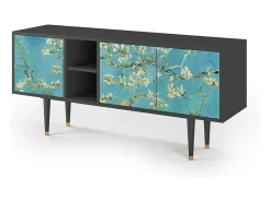 Mueble de TV - 150х69х41 cm - T5 - Almond Blossom, Antracite^ Móvel De Tv
