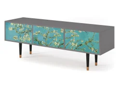 Móvel De Tv| Mueble de TV - 170х59х48 cm - T4 - Almond Blossom, Cinza Cinzento