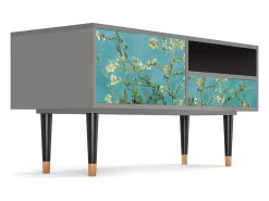 Móvel De Tv* Mueble de TV - 115х59х48 cm - T3 - Almond Blossom, Cinza Cinzento