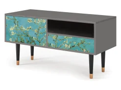 Móvel De Tv* Mueble de TV - 115х59х48 cm - T3 - Almond Blossom, Cinza Cinzento