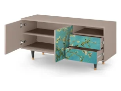 Mueble de TV - 125х56х41 cm - T7 - Almond Blossom, Latte^ Móvel De Tv