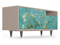 Mueble de TV - 125х56х41 cm - T7 - Almond Blossom, Latte^ Móvel De Tv