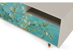 Mueble de TV - 125х56х41 cm - T7 - Almond Blossom, Areia^ Móvel De Tv