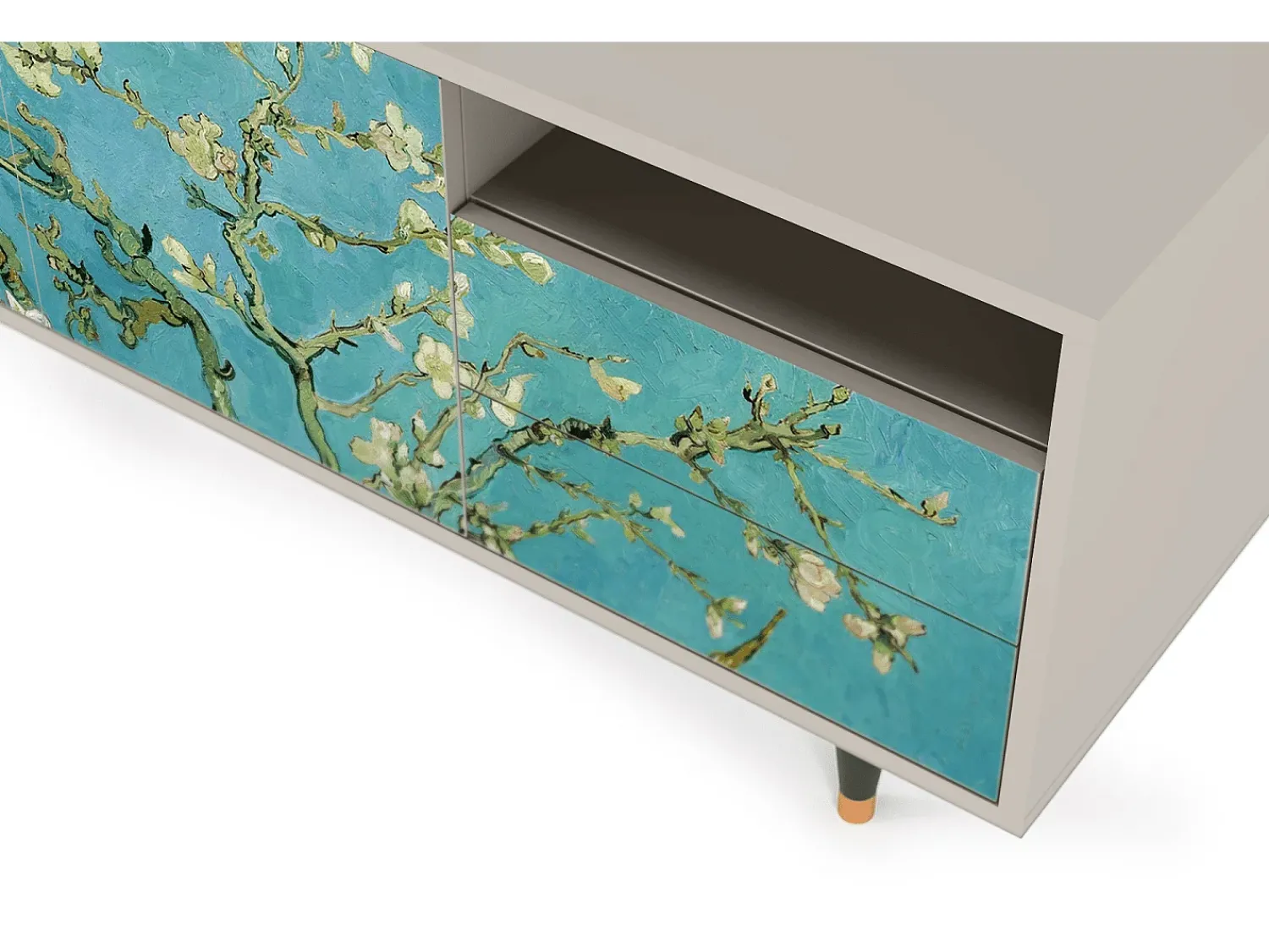 Mueble de TV - 125х56х41 cm - T7 - Almond Blossom, Areia^ Móvel De Tv