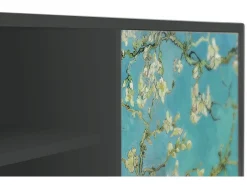 Móvel De Tv* Mueble de TV - 170х69х48 cm - T2 - Almond Blossom, Antracite Cinza antracite