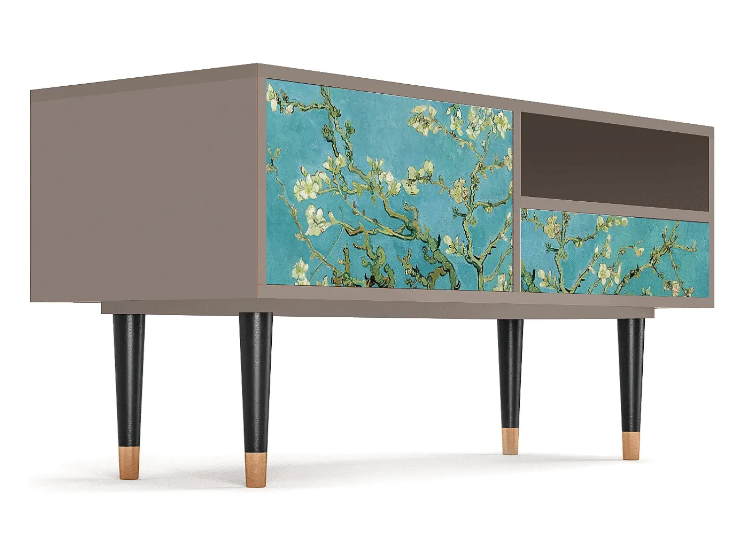 Móvel De Tv* Mueble de TV - 115х59х48 cm - T3 - Almond Blossom, Latte Bege