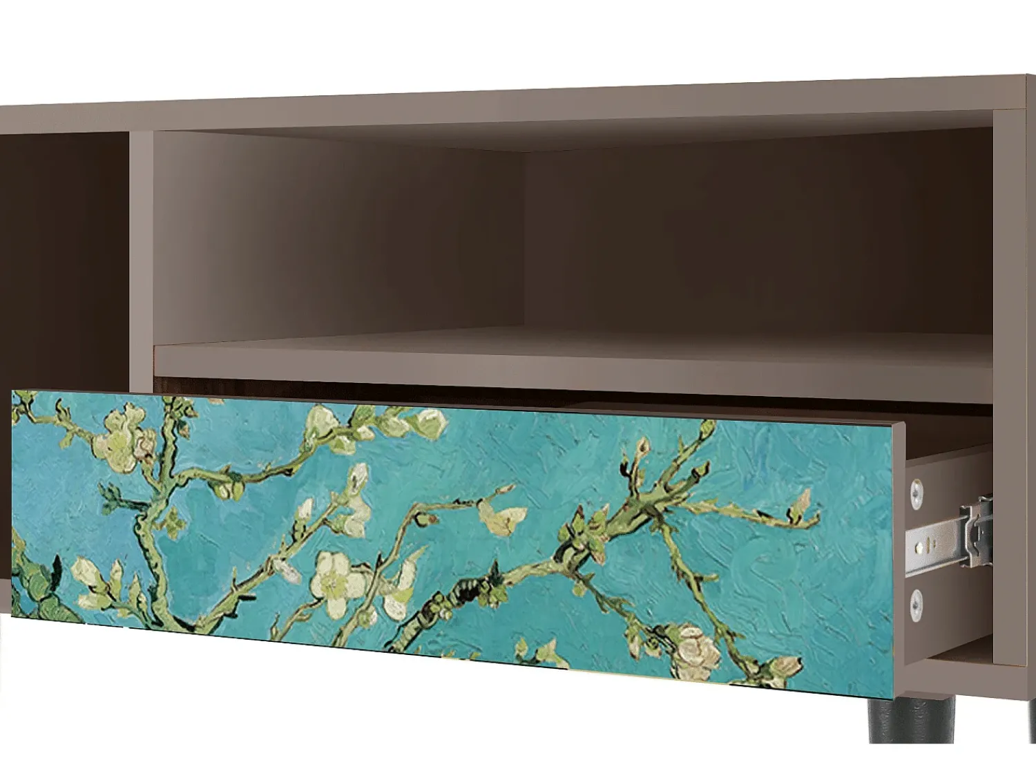 Móvel De Tv* Mueble de TV - 115х59х48 cm - T3 - Almond Blossom, Latte Bege