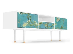 Móvel De Tv| Mueble de TV - 170х59х41 cm - T6 - Almond Blossom, Branco Bege