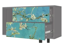 Móvel De Tv| Mueble de TV - 170х69х48 cm - T1 - Almond Blossom, Cinza Cinzento
