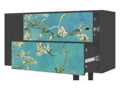 Mueble de TV - 170х69х48 cm - T1 - Almond Blossom, Antracite^ Móvel De Tv