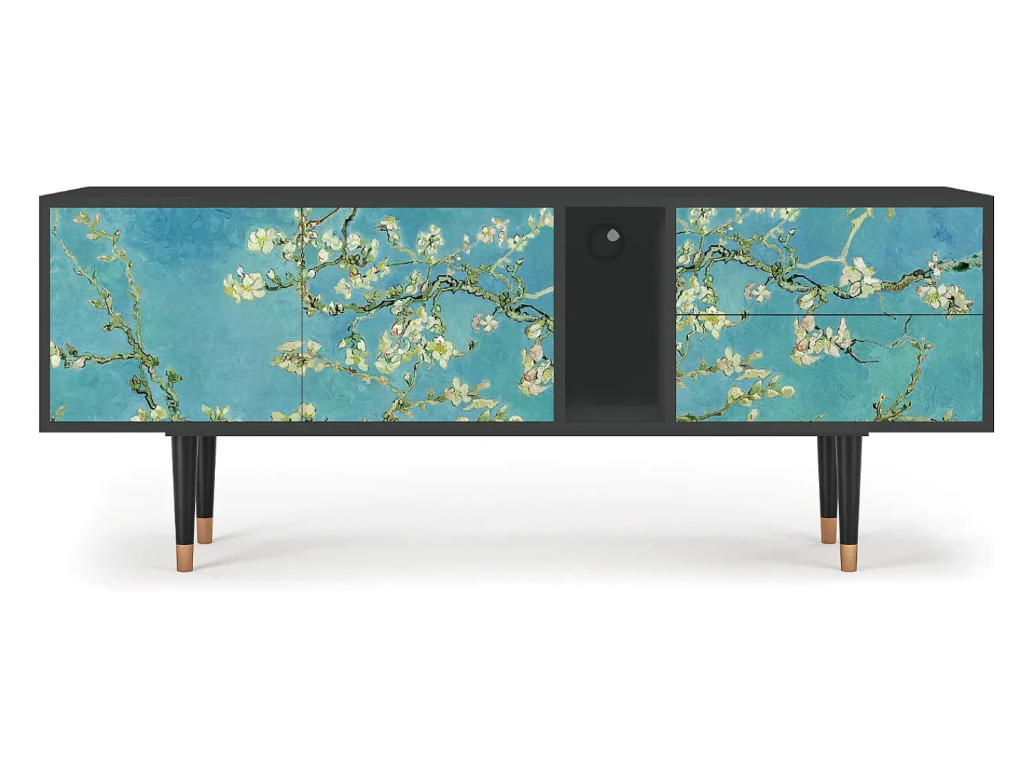 Mueble de TV - 170х69х48 cm - T1 - Almond Blossom, Antracite^ Móvel De Tv