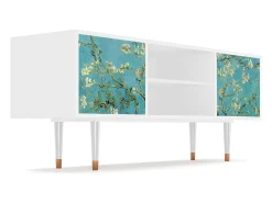 Mueble de TV - 170х69х48 cm - T2 - Almond Blossom, Branco^ Móvel De Tv