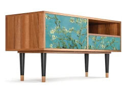Mueble de TV - 115х59х48 cm - T3 - Almond Blossom, Nogueira^ Móvel De Tv