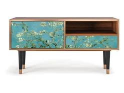 Mueble de TV - 115х59х48 cm - T3 - Almond Blossom, Nogueira^ Móvel De Tv