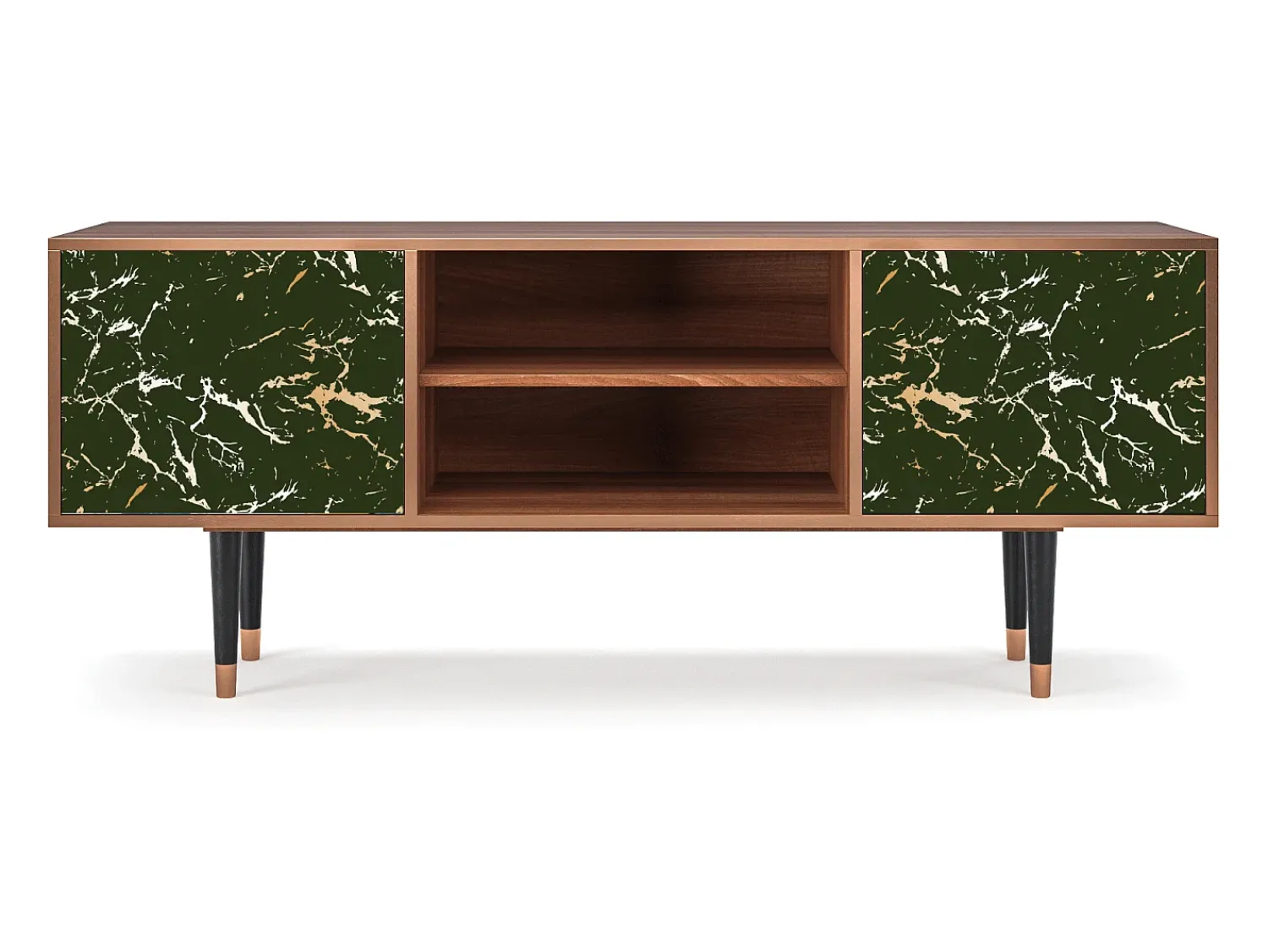 Móvel De Tv| Mueble de TV - 170х69х48 cm - T2 - Amazon Forest, Nogueira Castanho