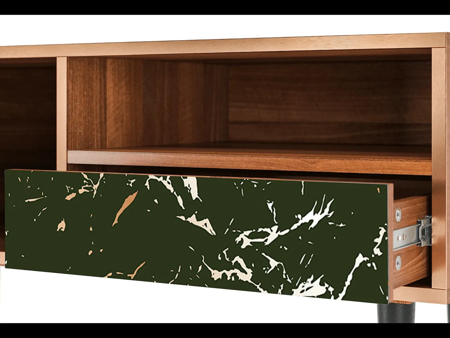 Discount Mueble de TV - 115х59х48 cm - T3 - Amazon Forest, Nogueira Castanho