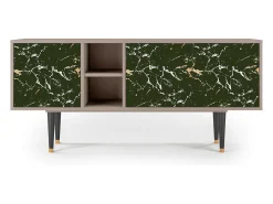 Móvel De Tv| Mueble de TV - 150х69х41 cm - T5 - Amazon Forest, Latte Bege