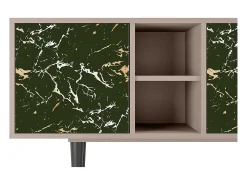 Móvel De Tv| Mueble de TV - 150х69х41 cm - T5 - Amazon Forest, Latte Bege