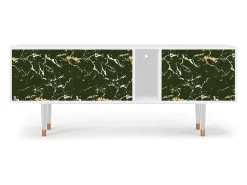 Móvel De Tv| Mueble de TV - 170х69х48 cm - T1 - Amazon Forest, Branco Bege