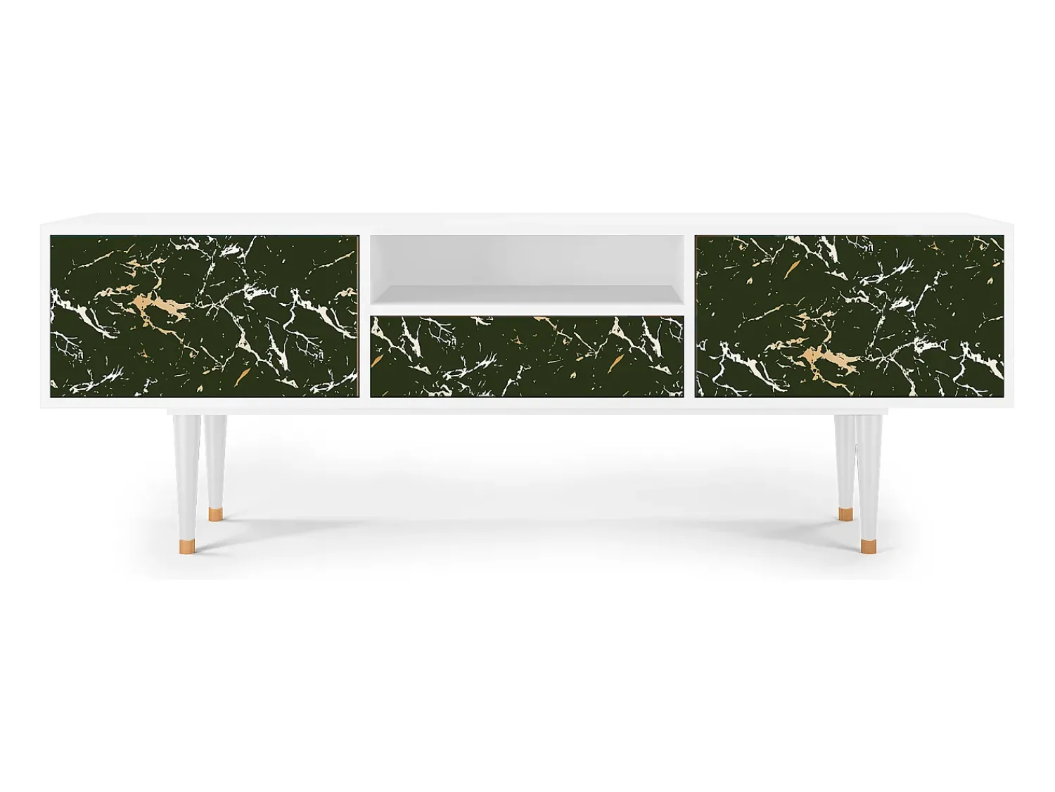 Discount Mueble de TV - 170х59х41 cm - T6 - Amazon Forest, Branco Bege