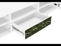 Discount Mueble de TV - 170х59х41 cm - T6 - Amazon Forest, Branco Bege