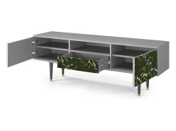 Móvel De Tv* Mueble de TV - 170х59х41 cm - T6 - Amazon Forest, Cinza Cinzento