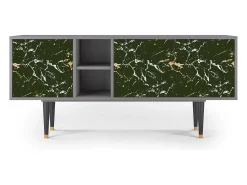 Móvel De Tv| Mueble de TV - 150х69х41 cm - T5 - Amazon Forest, Cinza Cinzento