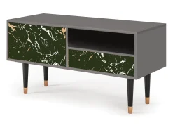 Móvel De Tv* Mueble de TV - 115х59х48 cm - T3 - Amazon Forest, Cinza Cinzento