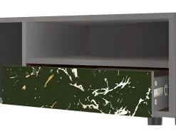 Móvel De Tv* Mueble de TV - 115х59х48 cm - T3 - Amazon Forest, Cinza Cinzento