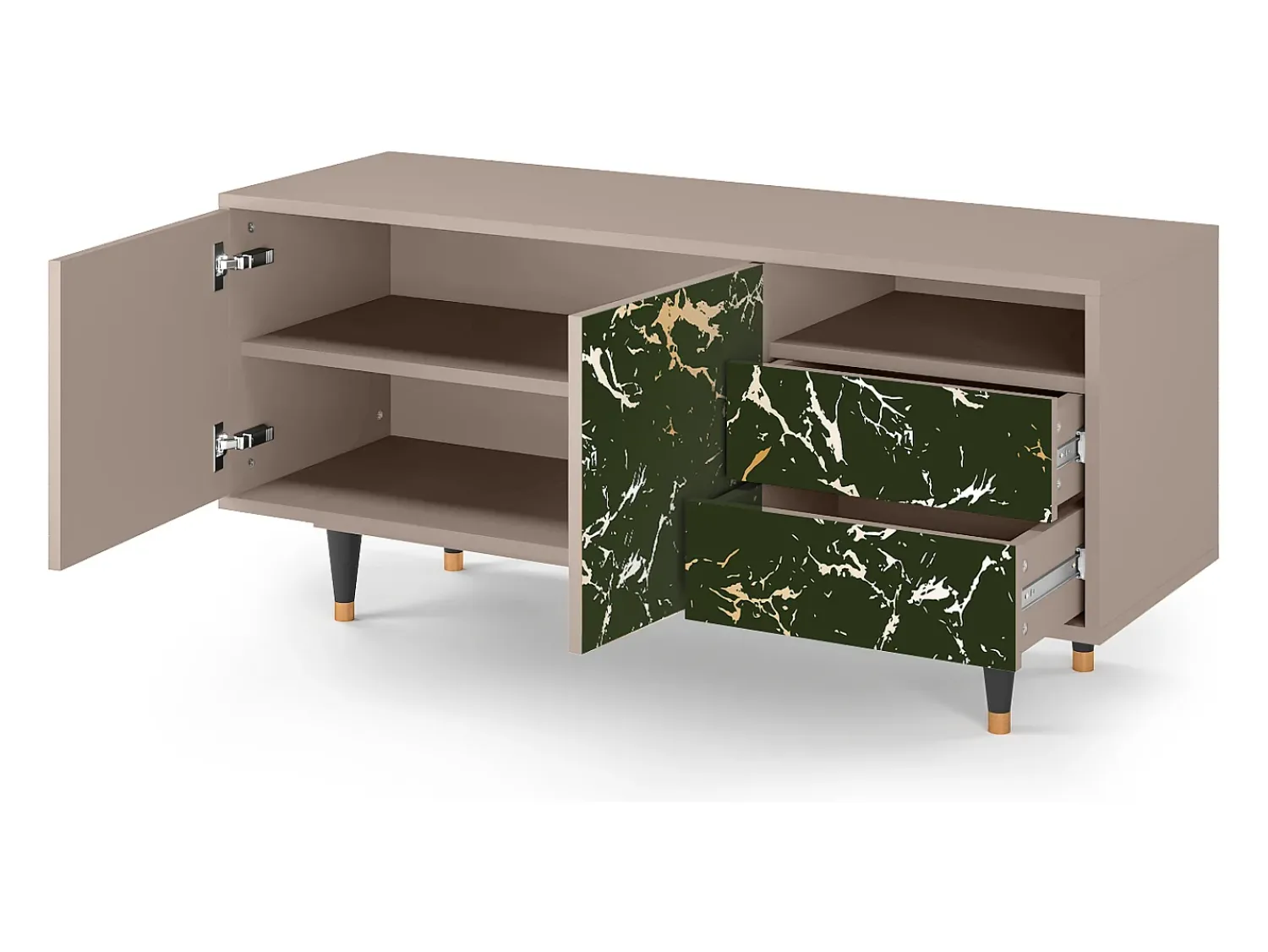 Mueble de TV - 125х56х41 cm - T7 - Amazon Forest, Latte^ Móvel De Tv