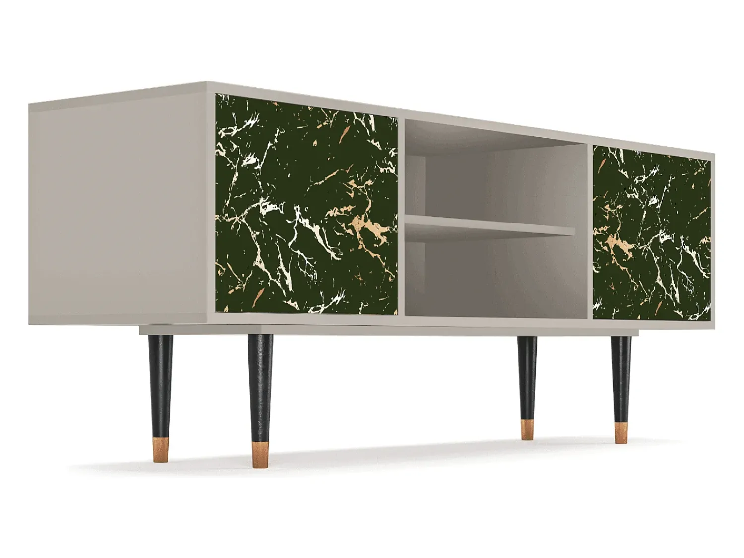 Móvel De Tv* Mueble de TV - 170х69х48 cm - T2 - Amazon Forest, Areia Bege