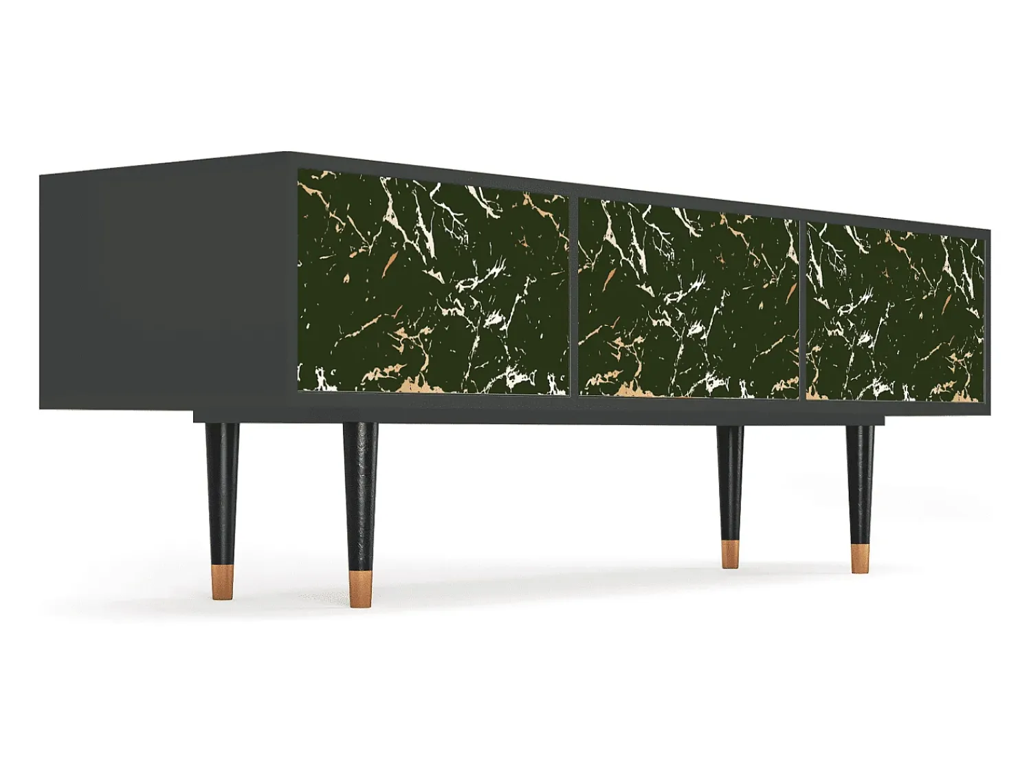Móvel De Tv| Mueble de TV - 170х59х48 cm - T4 - Amazon Forest, Antracite Cinza antracite
