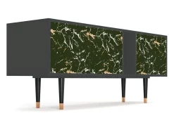 Móvel De Tv| Mueble de TV - 170х69х48 cm - T1 - Amazon Forest, Antracite Cinza antracite