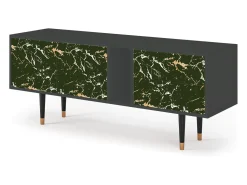 Móvel De Tv| Mueble de TV - 170х69х48 cm - T1 - Amazon Forest, Antracite Cinza antracite
