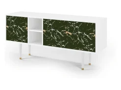 Mueble de TV - 150х69х41 cm - T5 - Amazon Forest, Branco^ Móvel De Tv