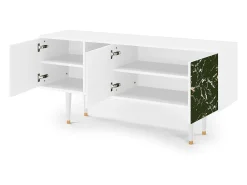 Mueble de TV - 150х69х41 cm - T5 - Amazon Forest, Branco^ Móvel De Tv