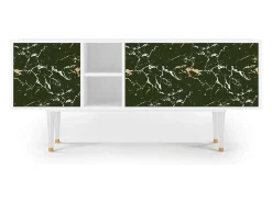 Mueble de TV - 150х69х41 cm - T5 - Amazon Forest, Branco^ Móvel De Tv