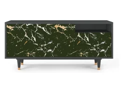 Móvel De Tv* Mueble de TV - 125х56х41 cm - T7 - Amazon Forest, Antracite Cinza antracite