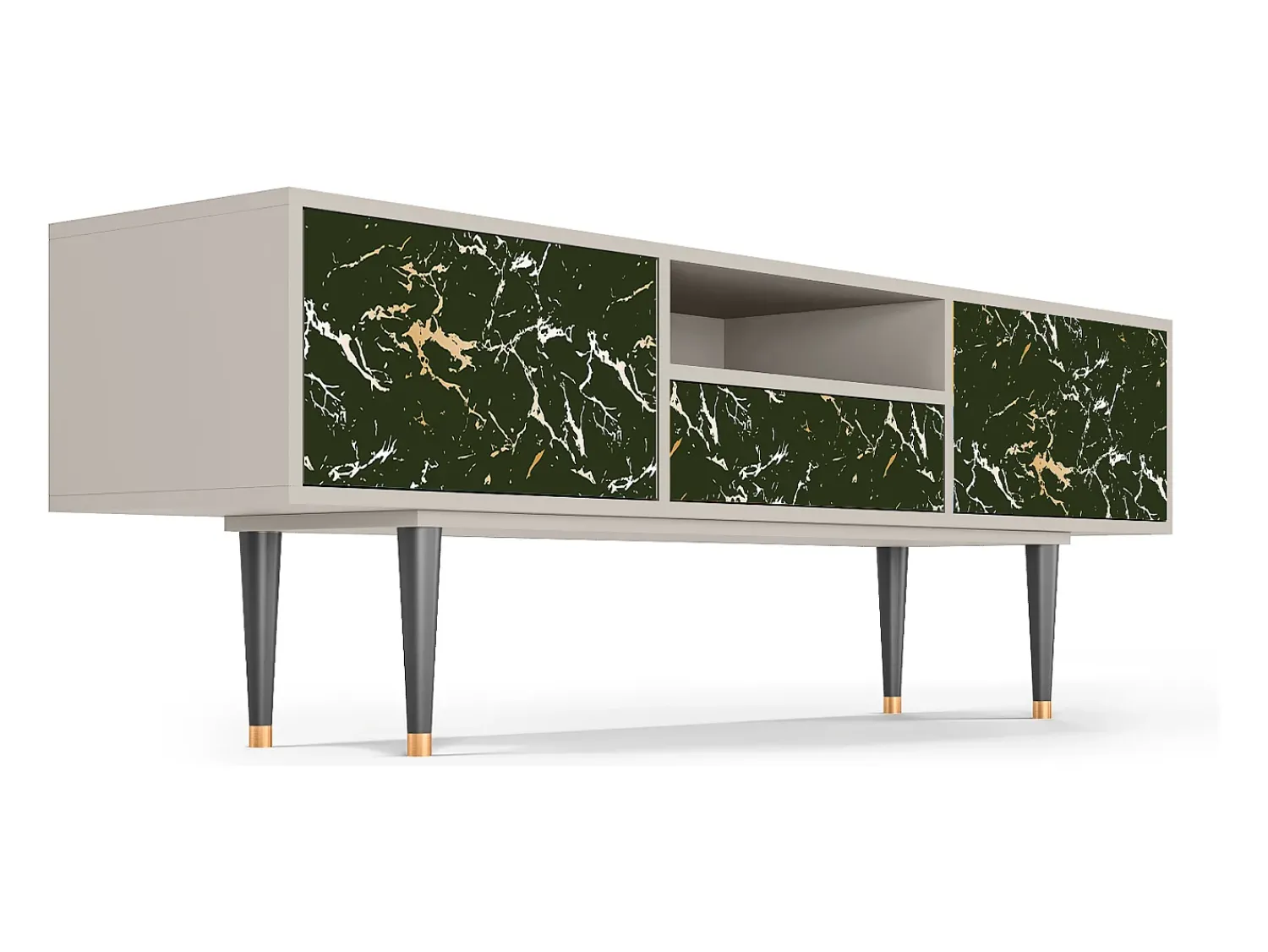 New Mueble de TV - 170х59х41 cm - T6 - Amazon Forest, Areia Bege