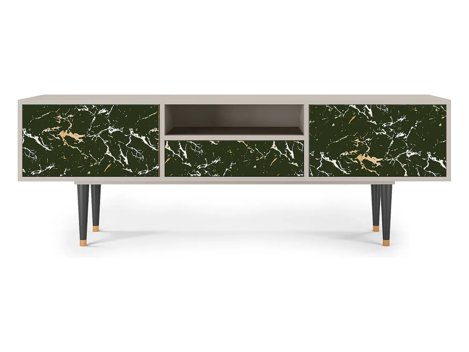 New Mueble de TV - 170х59х41 cm - T6 - Amazon Forest, Areia Bege